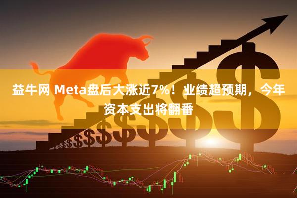 益牛网 Meta盘后大涨近7%！业绩超预期，今年资本支出将翻番